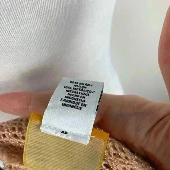 Ruby Rd sweater size XL pink metallic cardigan - Picture 7 of 8